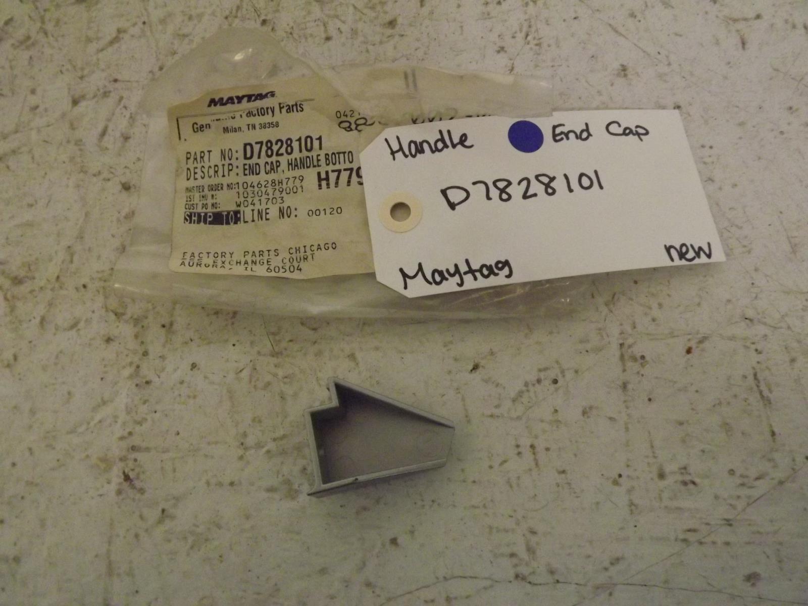 Maytag Refrigerator D7828101 Handle End Cap New Maytag Refrigerator D7828101 Handle End Cap New